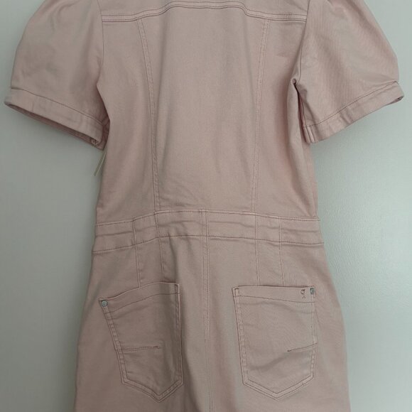 Pilcro Anthropologie Pink Shorts Romper NWT (size 10) - Picture 5 of 6